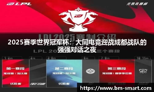 2025赛季世界冠军杯：大同电竞迎战成都战队的强强对话之夜